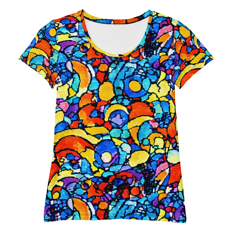 Prism Carnival on Women's Athletic T-Shirt — Front