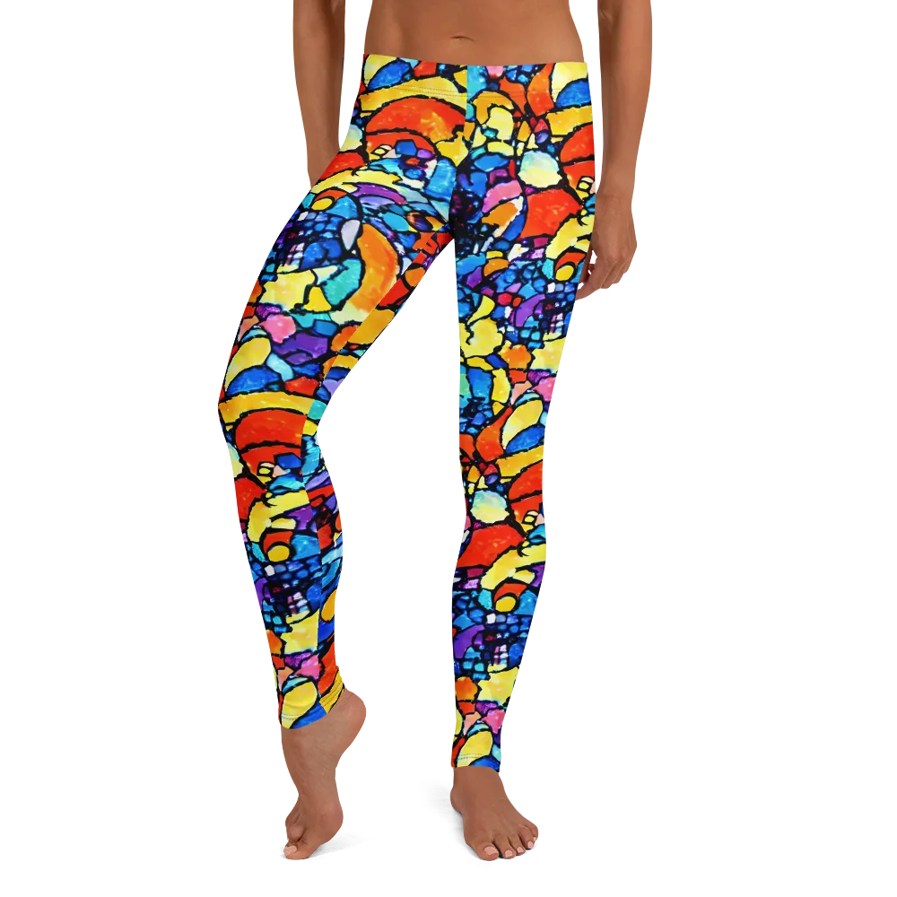 Prism Carnival on Leggings — Front