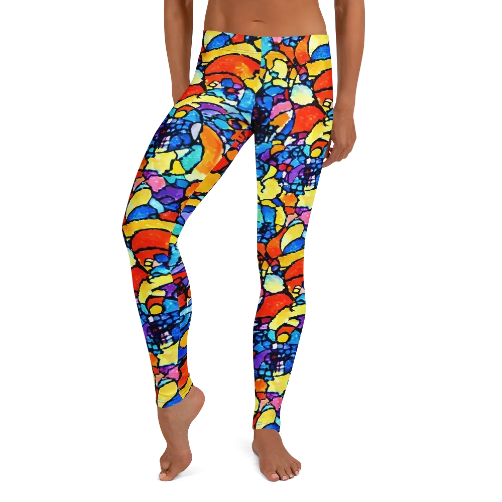 Prism Carnival on Leggings — Front
