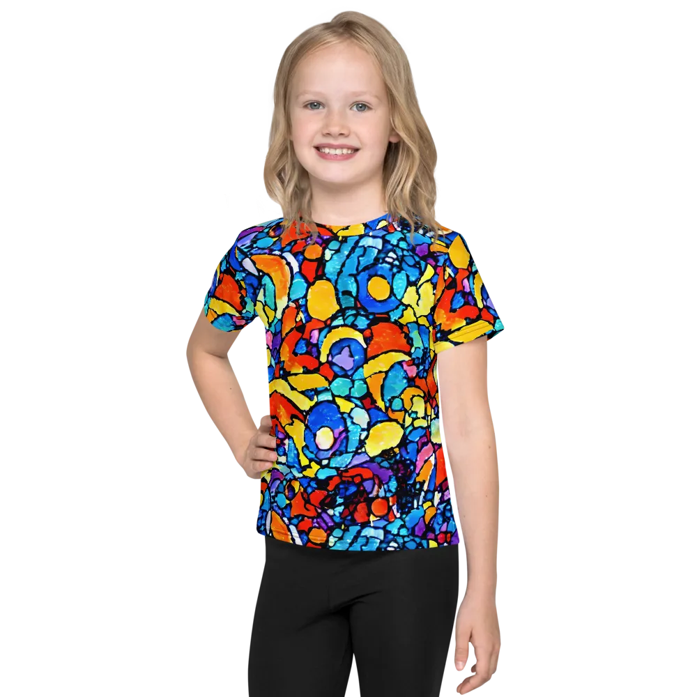 Prism Carnival on Kids Crew Neck T-Shirt — Front