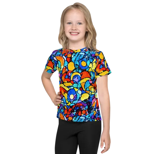 Prism Carnival on a Kids Crew Neck T-Shirt