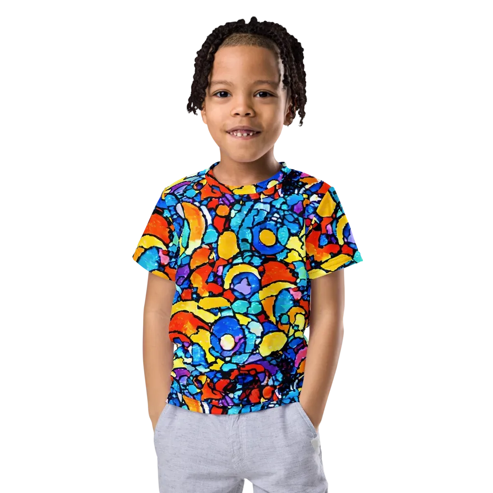Prism Carnival on Kids Crew Neck T-Shirt — Front