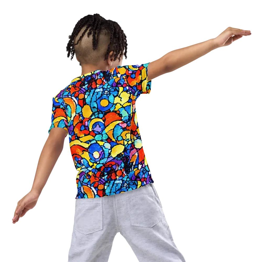 Prism Carnival on Kids Crew Neck T-Shirt — Back