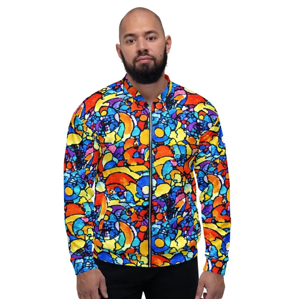 Prism Carnival on Bomber Jacket — Front