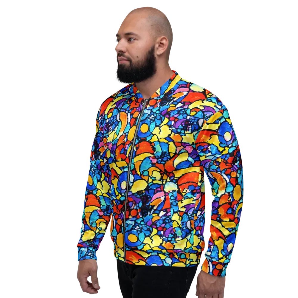 Prism Carnival on Bomber Jacket — Left