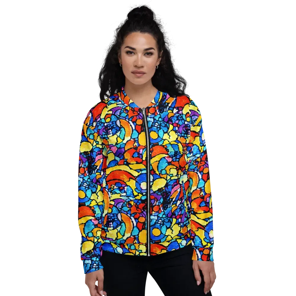 Prism Carnival on Bomber Jacket — Front