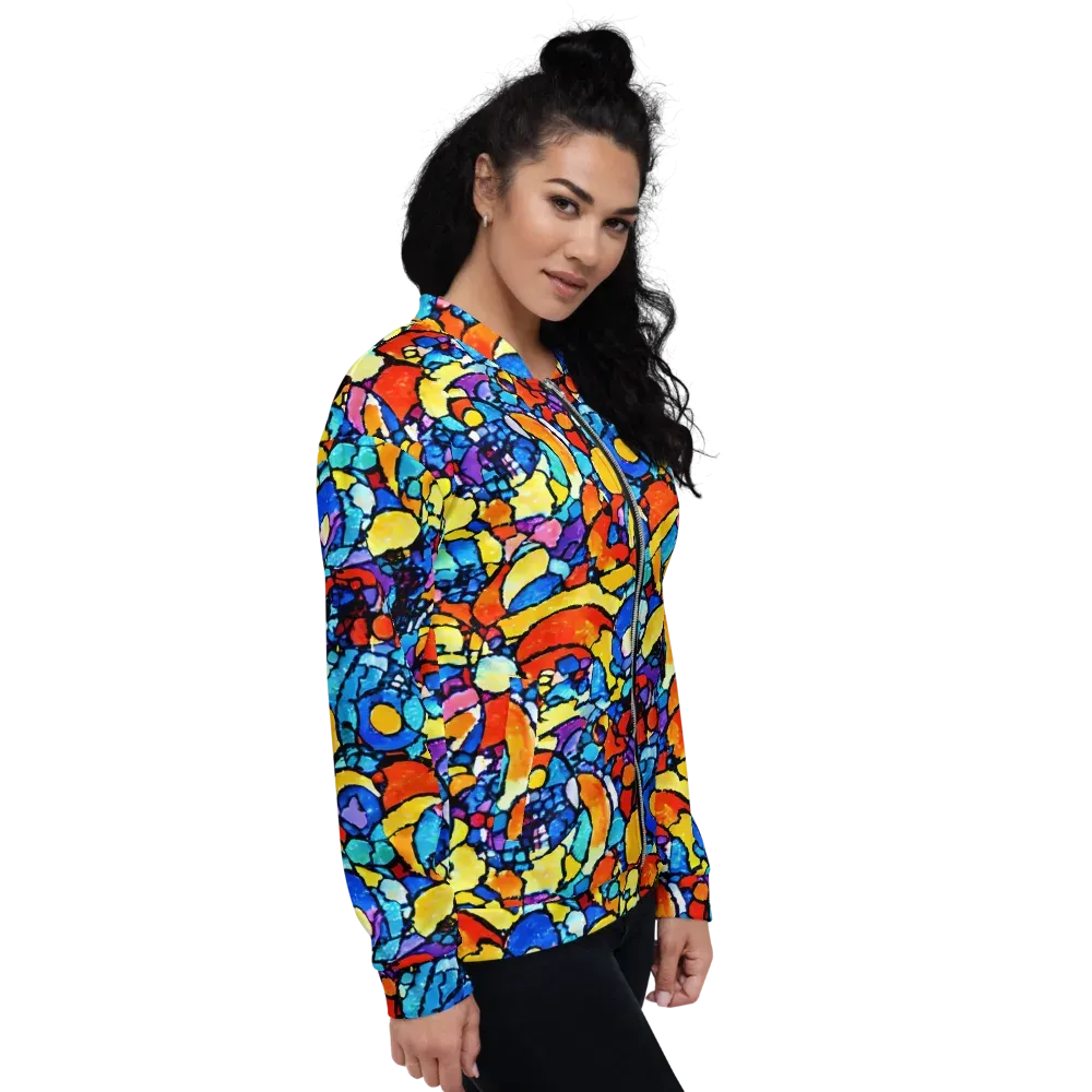 Prism Carnival on Bomber Jacket — Right