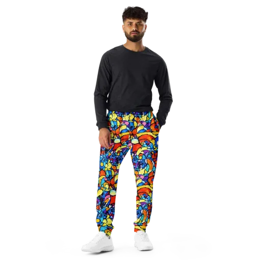 Prism Carnival on a Men's Joggers