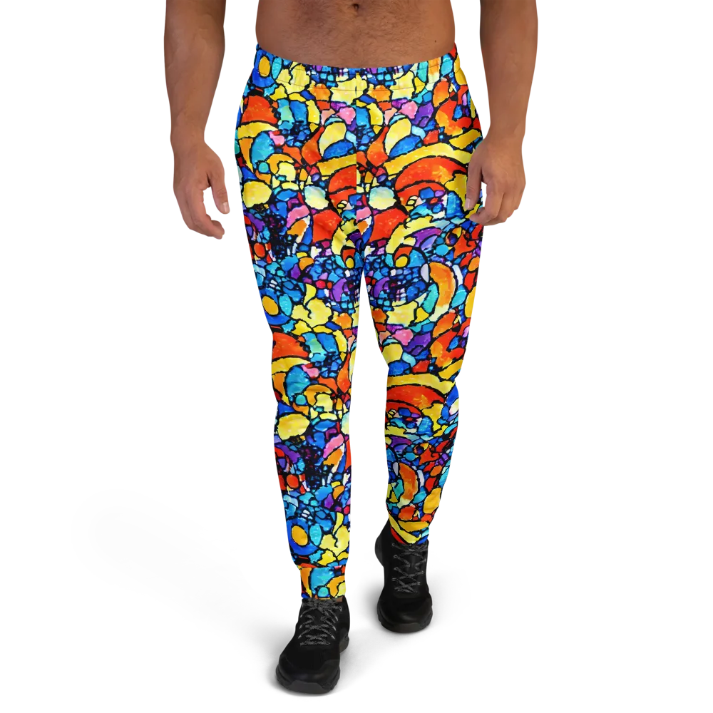 Prism Carnival on Men's Joggers — Front