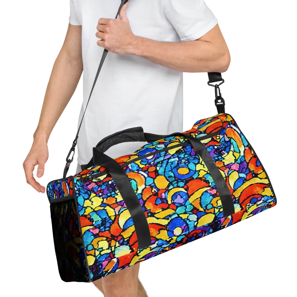Prism Carnival on Duffle Bag — Right Front