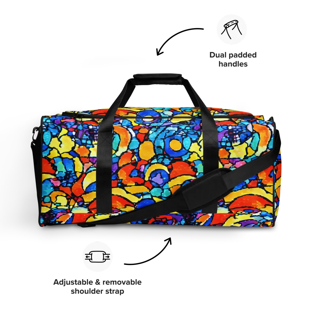 Prism Carnival on Duffle Bag — Front
