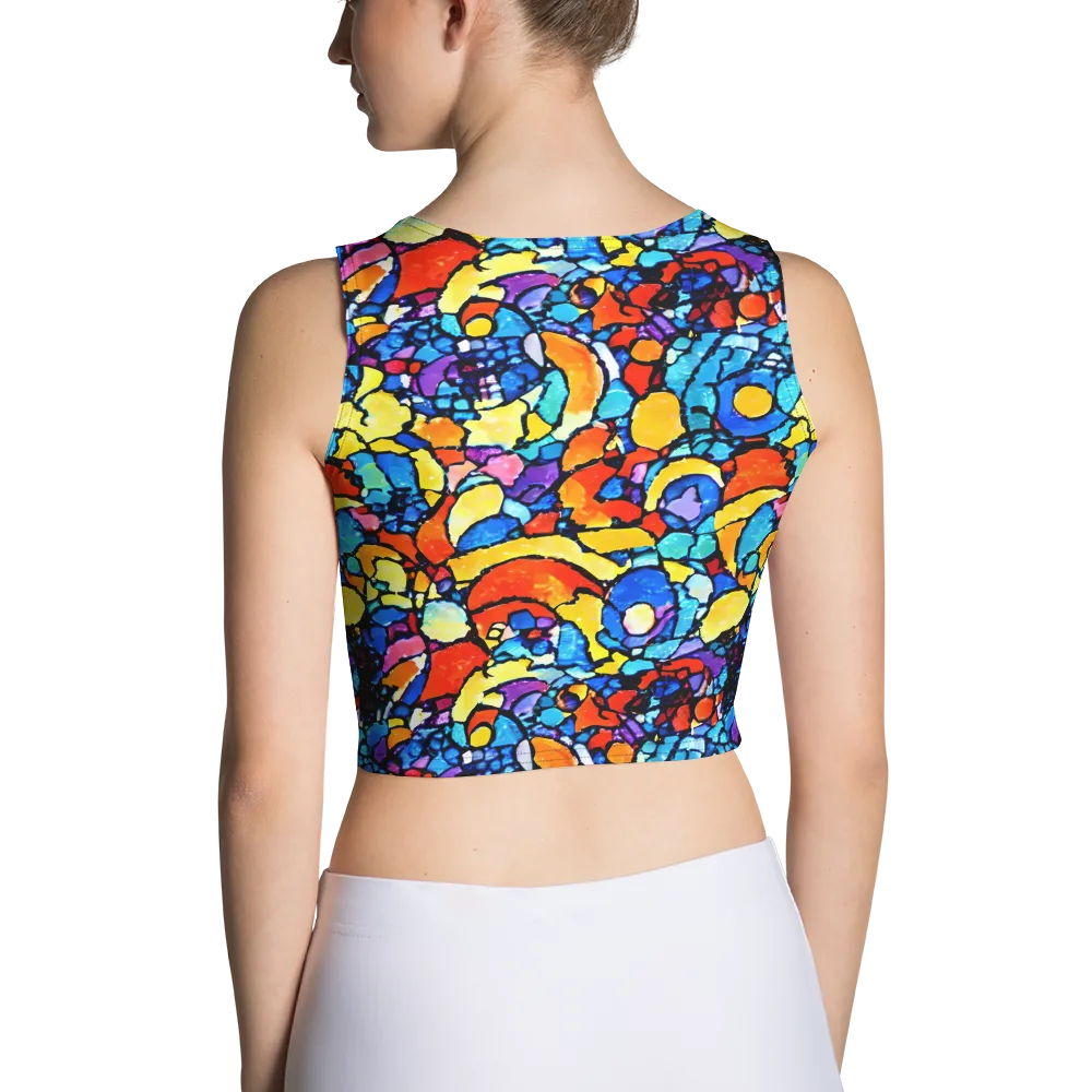 Prism Carnival on Crop Top — Back