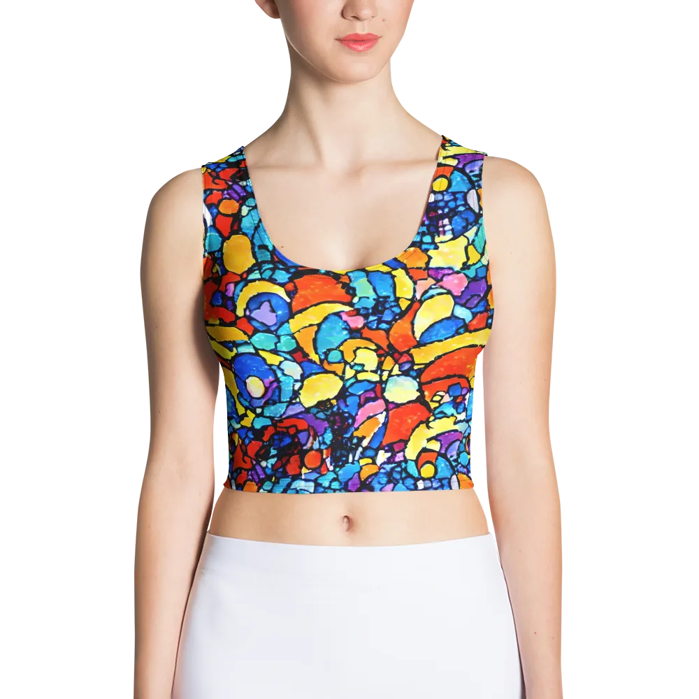 Prism Carnival on Crop Top — Front