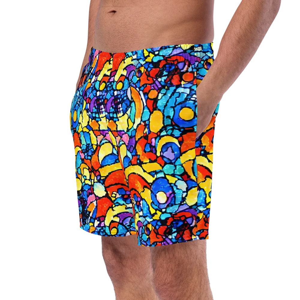 Prism Carnival on Swim Trunks — Left Front