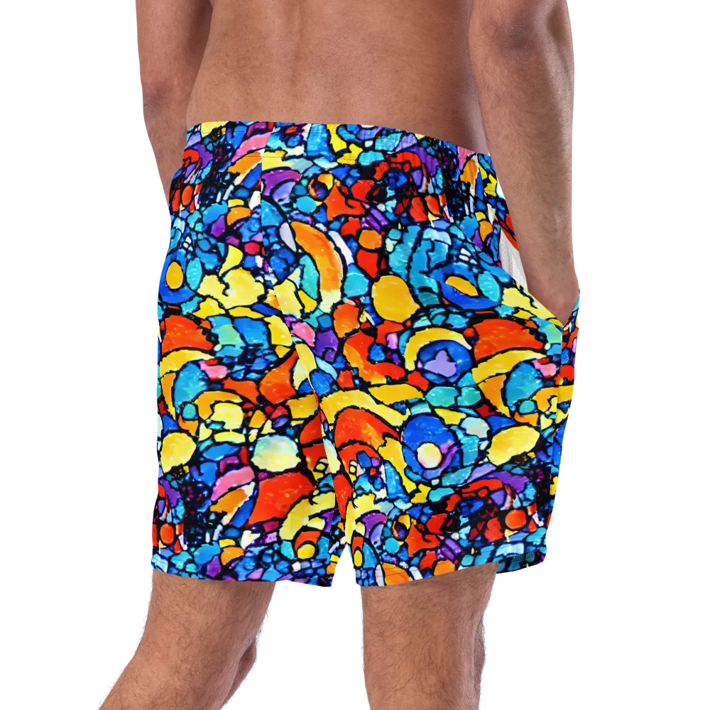 Prism Carnival on Swim Trunks — Right Back