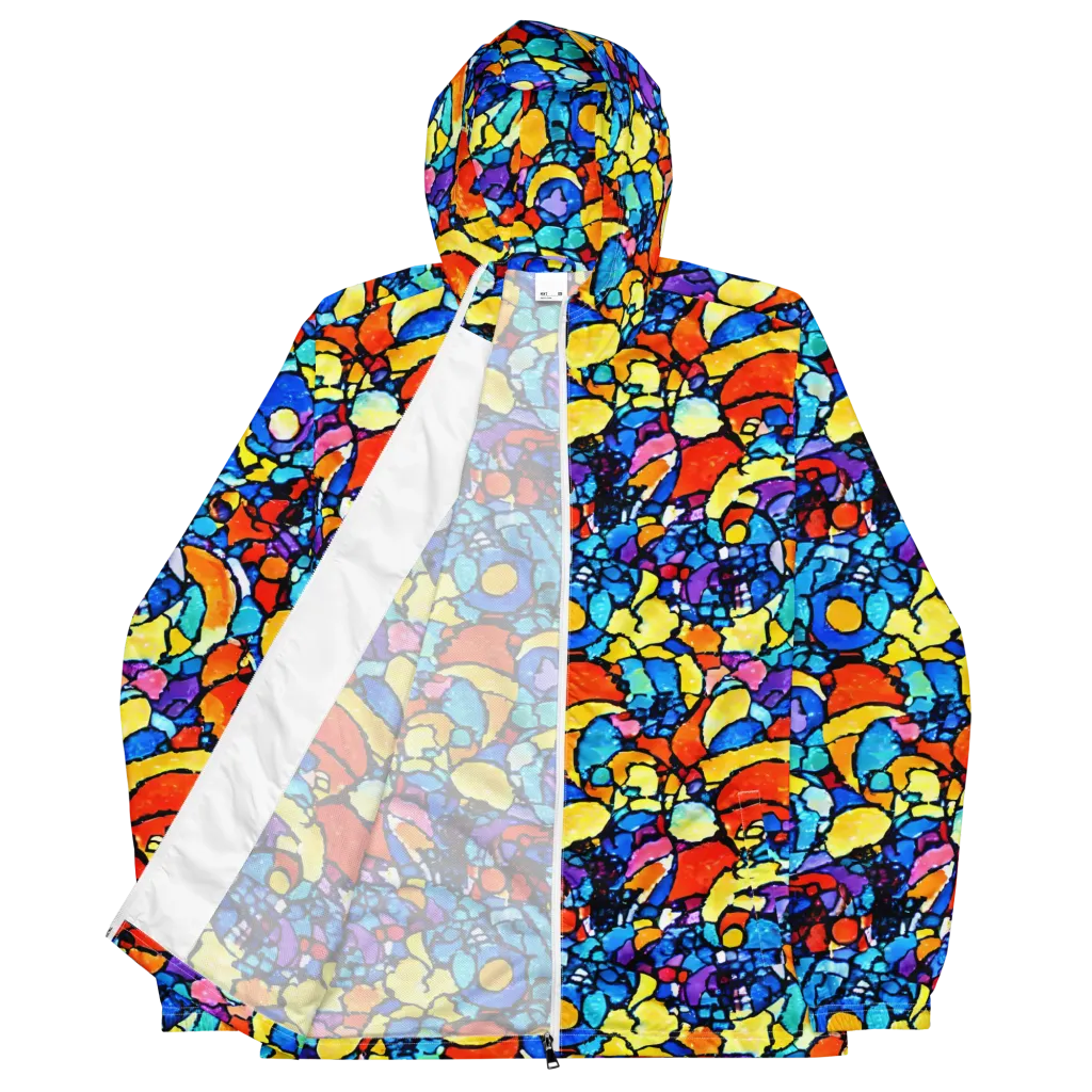 Prism Carnival on Men's Windbreaker — Front