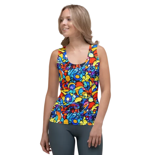 Prism Carnival on a Women's Tank Top