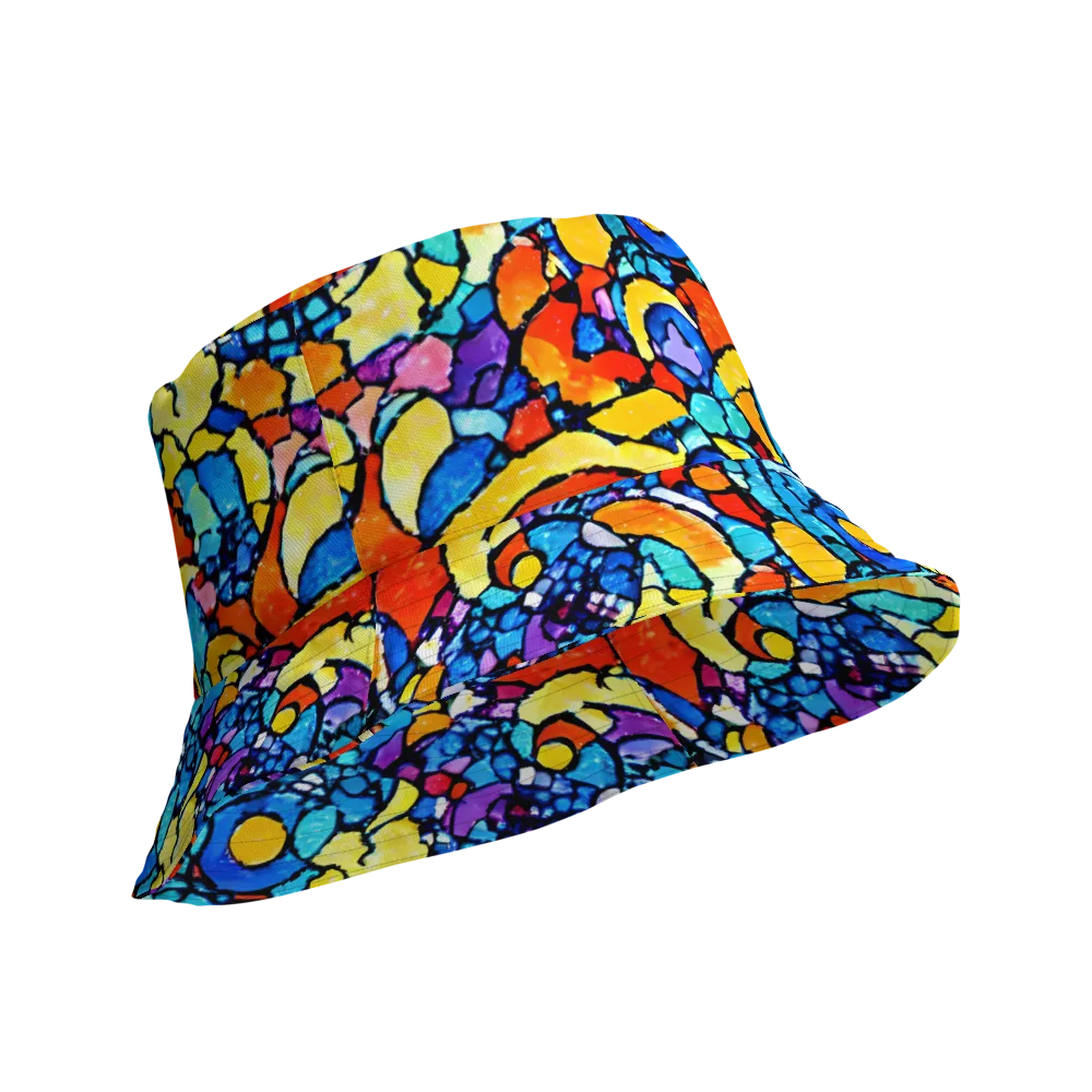 Prism Carnival on Reversible Bucket Hat — Product details Outside