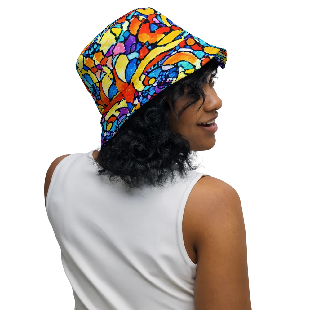 Prism Carnival on Reversible Bucket Hat — Right Outside