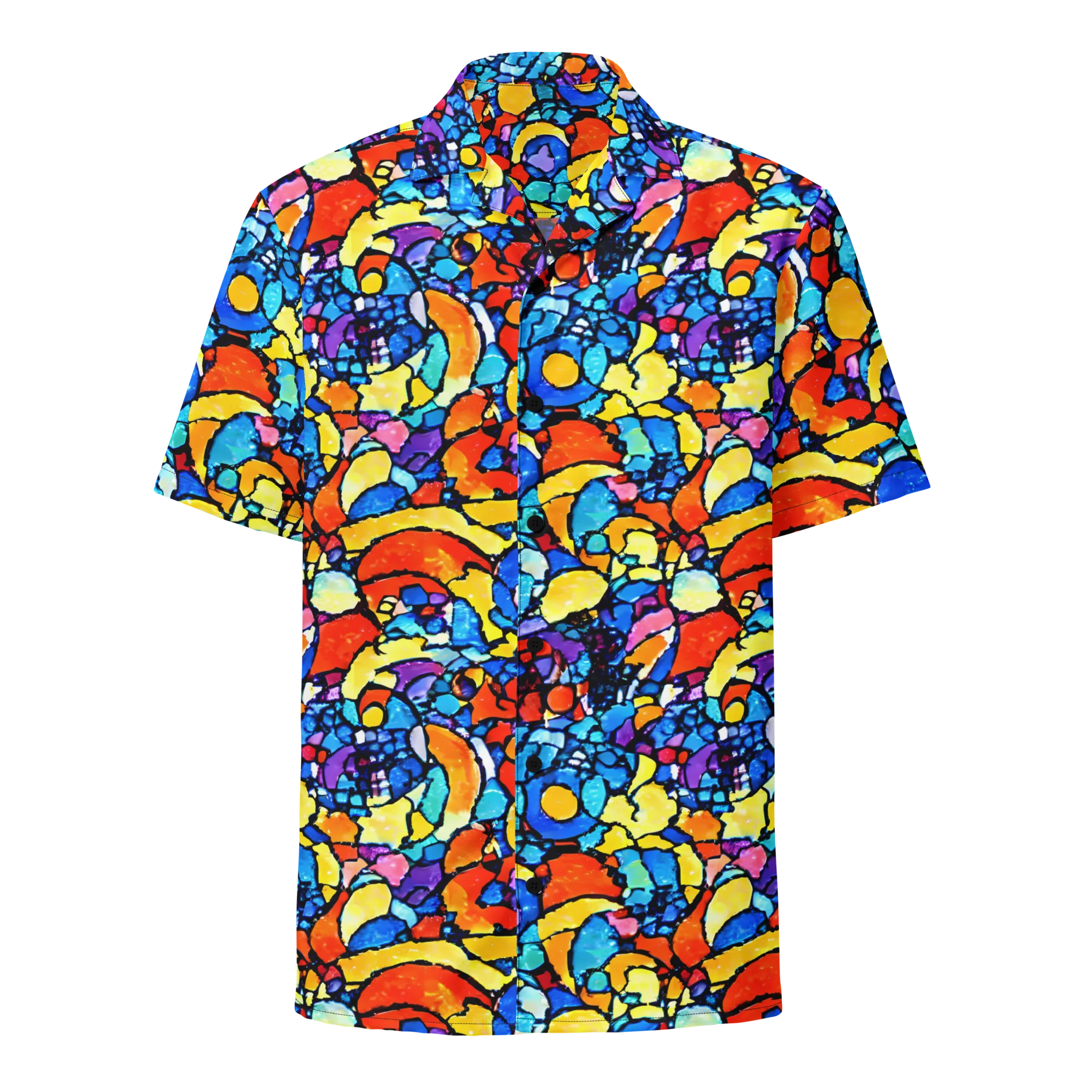 Prism Carnival on Button Shirt — Front