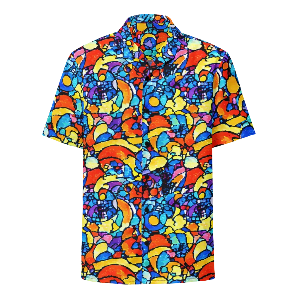 Prism Carnival on Button Shirt — Front
