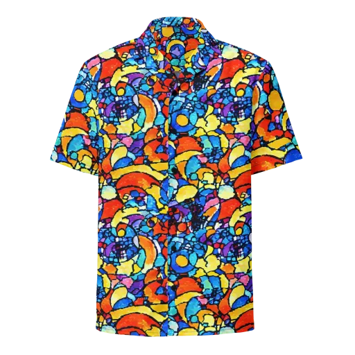 Prism Carnival on a Button Shirt