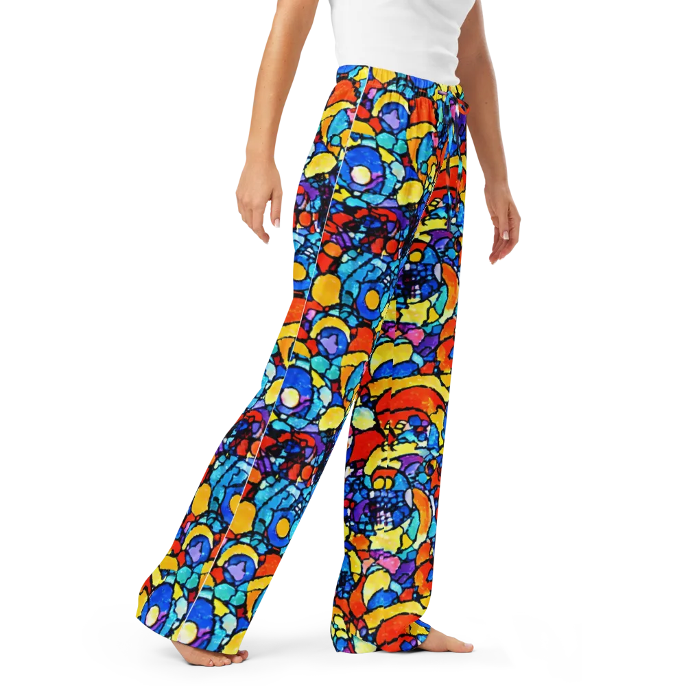 Prism Carnival on Women's Pajama Pants — Right Front