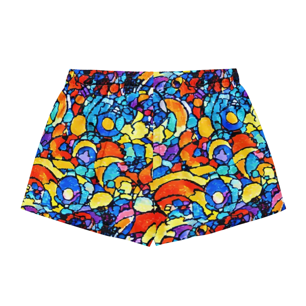 Prism Carnival on Women's Pajama Shorts — Back
