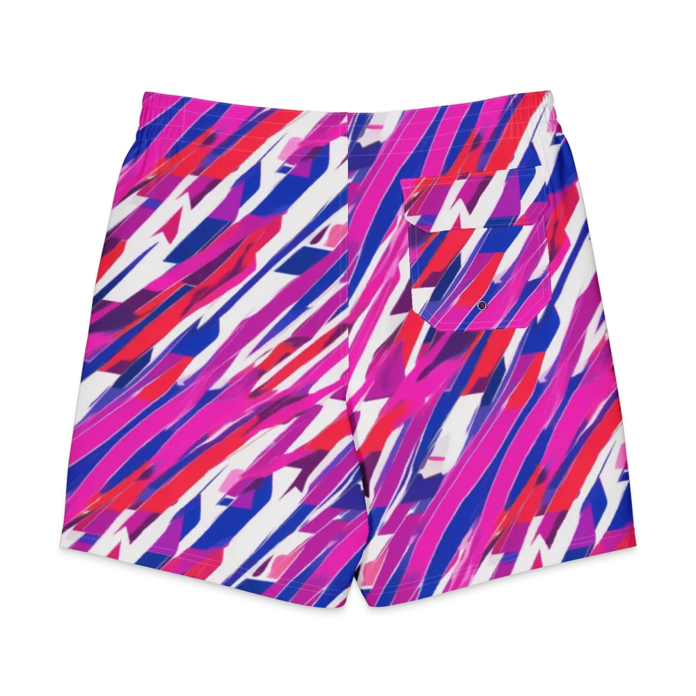 Prismatic Break on Men's Board Shorts — Back