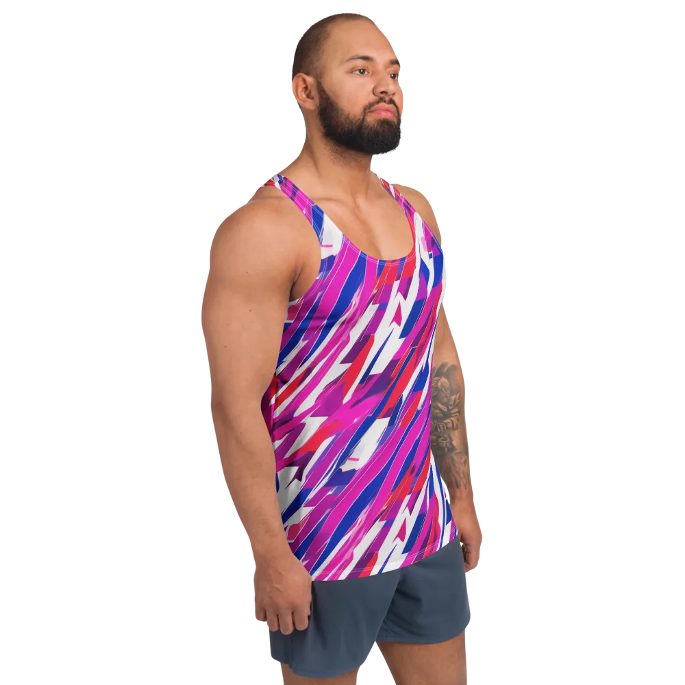 Prismatic Break on Men's Tank Top — Right Front