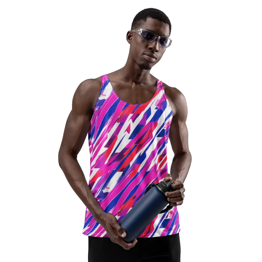 Prismatic Break on Men's Tank Top — Front