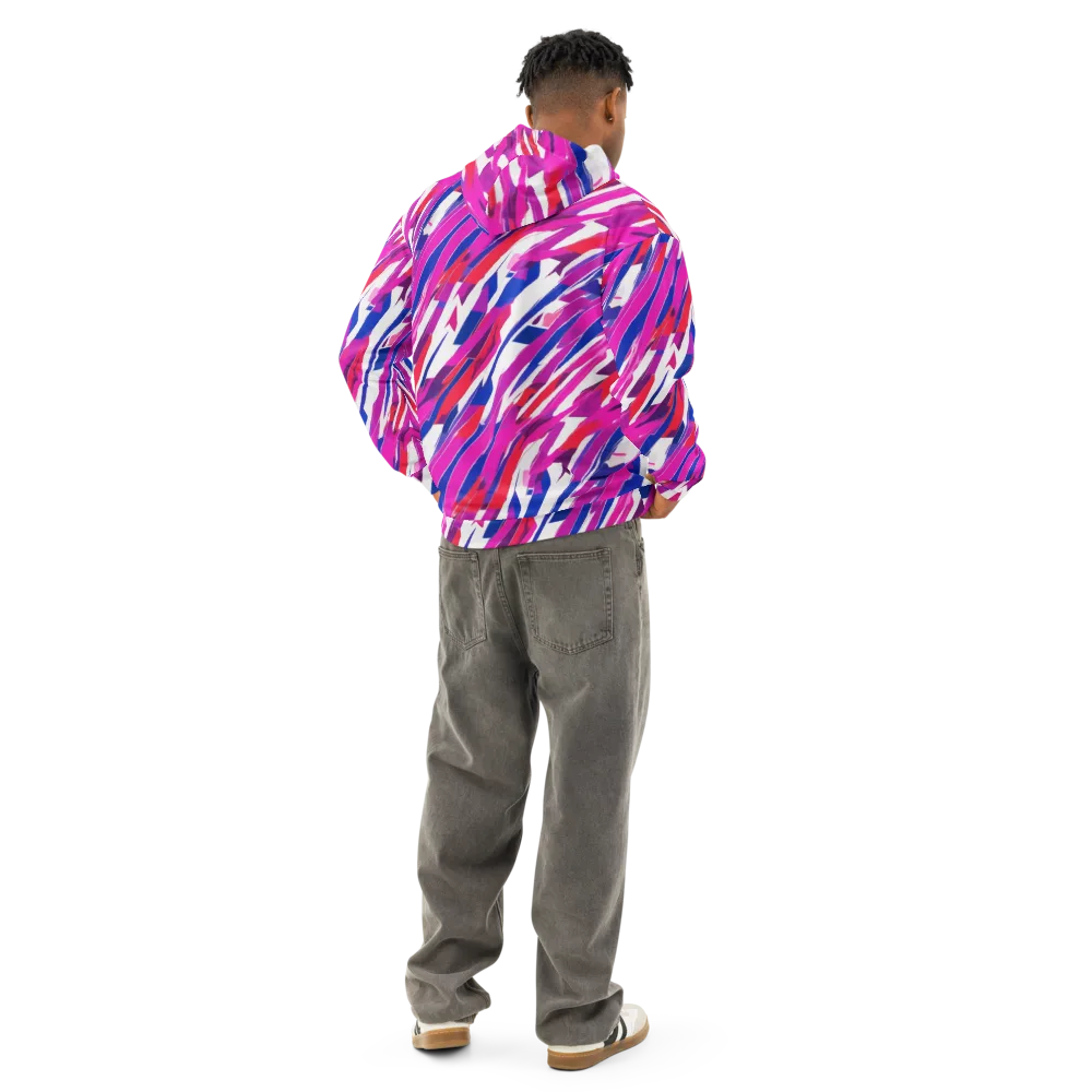 Prismatic Break on Cotton Hoodie — Back