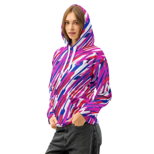 Prismatic Break on a Cotton Hoodie