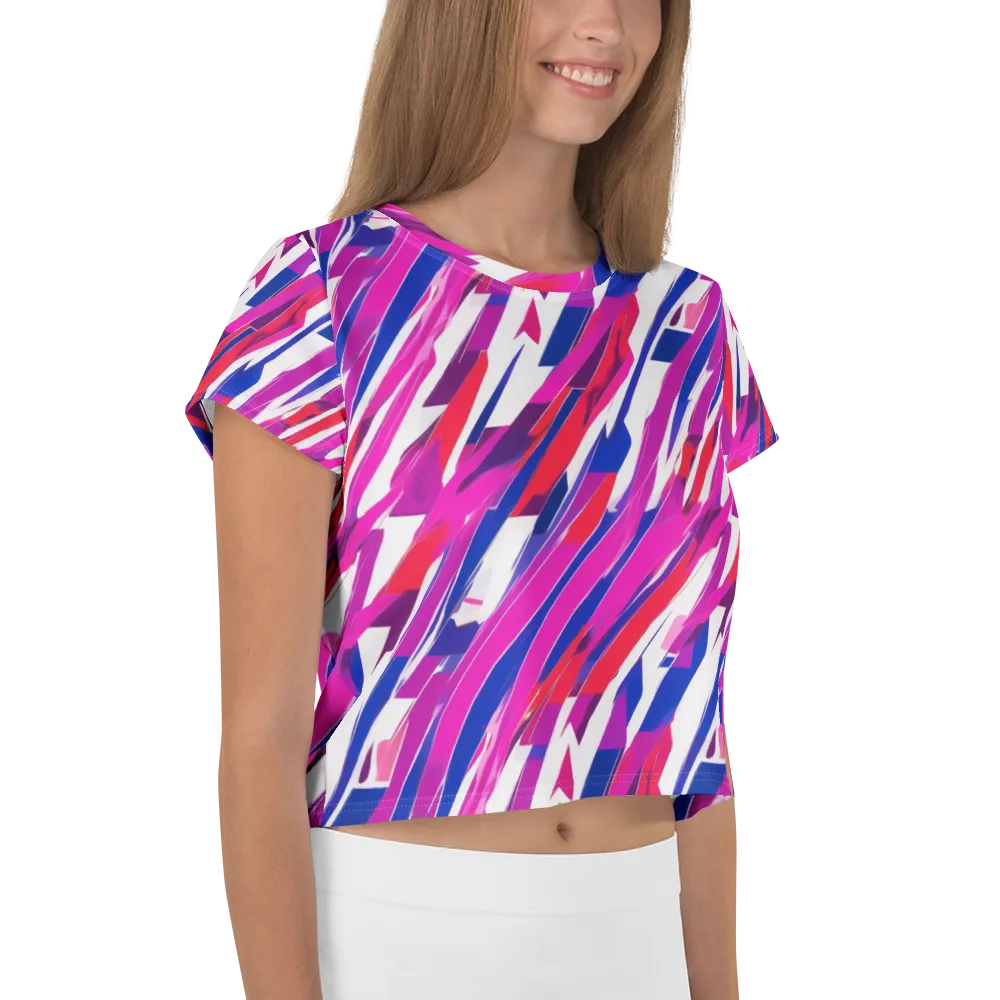 Prismatic Break on Crop Tee — Right