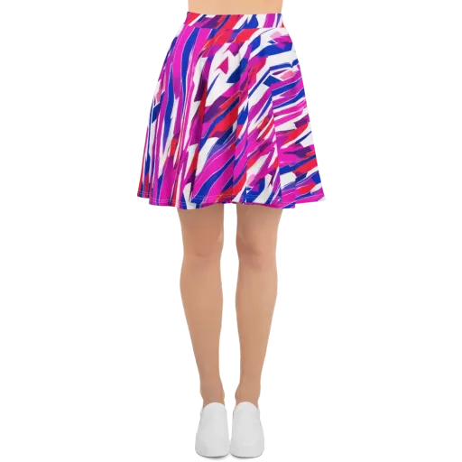 Prismatic Break on a Skater Skirt