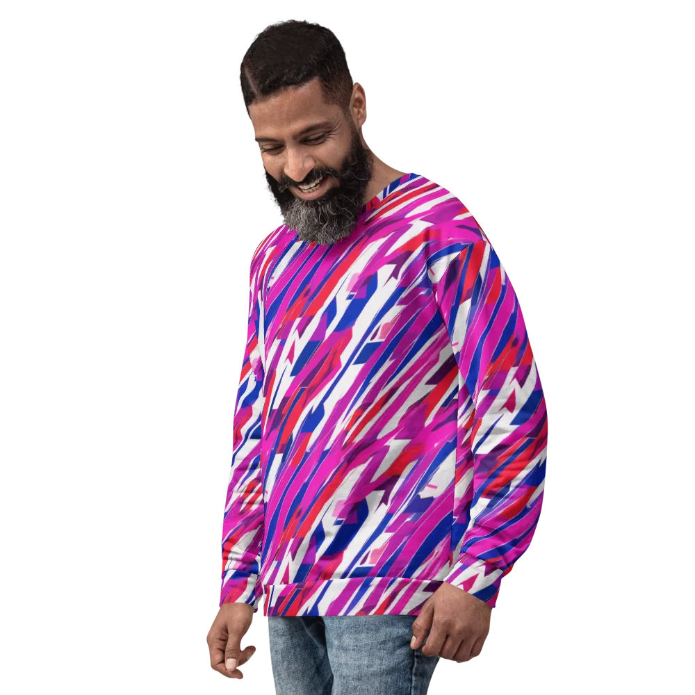 Prismatic Break on Sweatshirt — Left Front