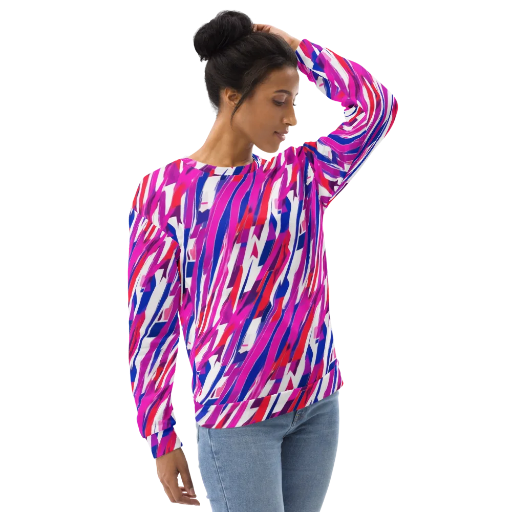 Prismatic Break on Sweatshirt — Right Front