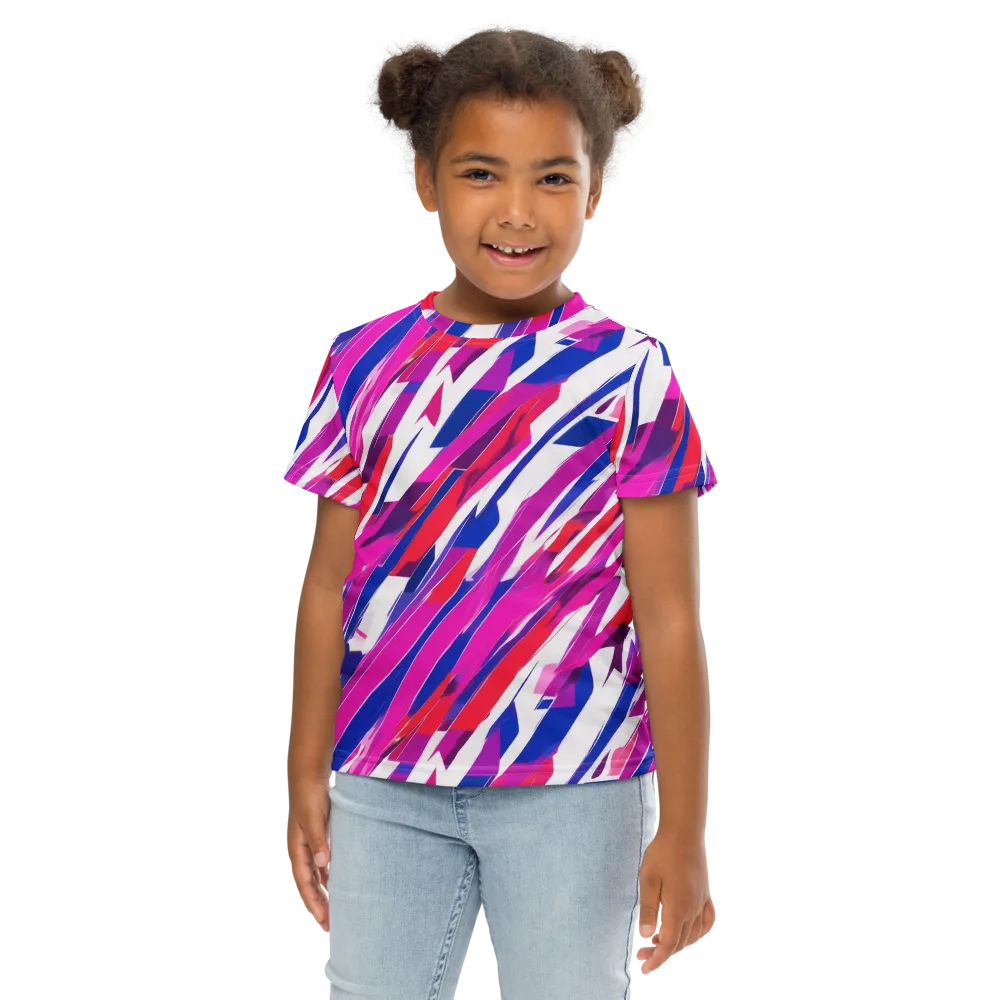 Prismatic Break on Kids Crew Neck T-Shirt — Front