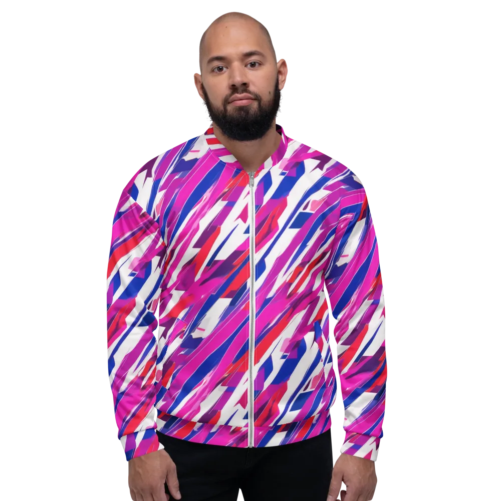 Prismatic Break on Bomber Jacket — Front