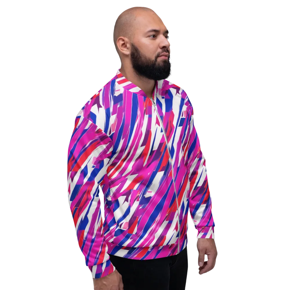Prismatic Break on Bomber Jacket — Right