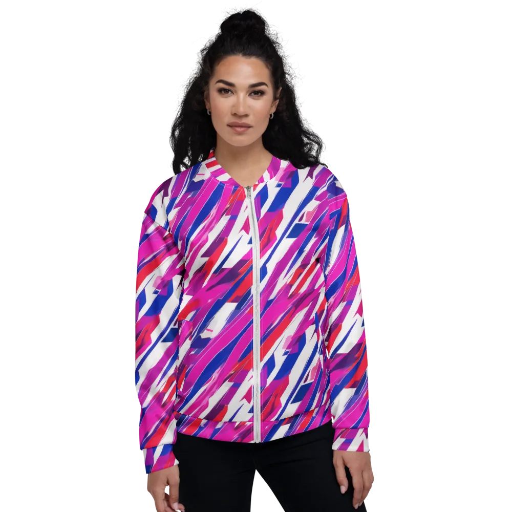 Prismatic Break on Bomber Jacket — Front