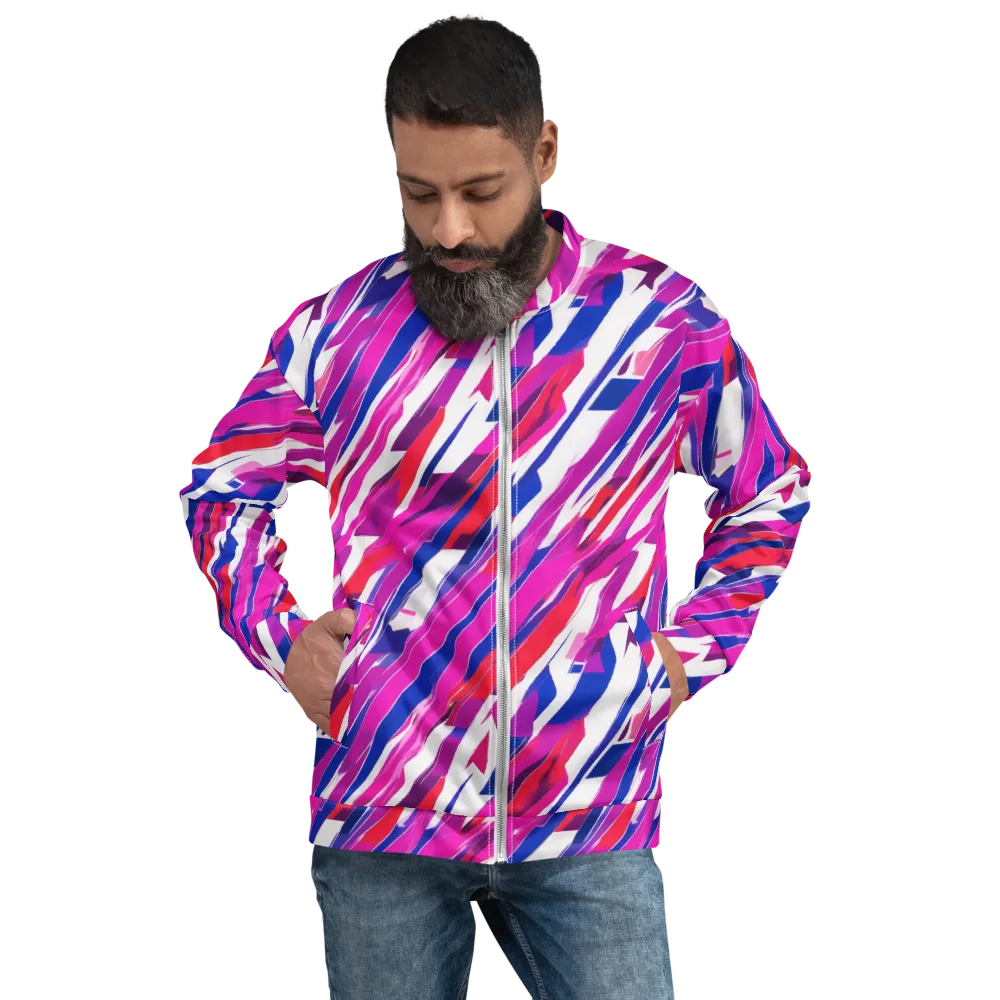 Prismatic Break on Bomber Jacket — Front