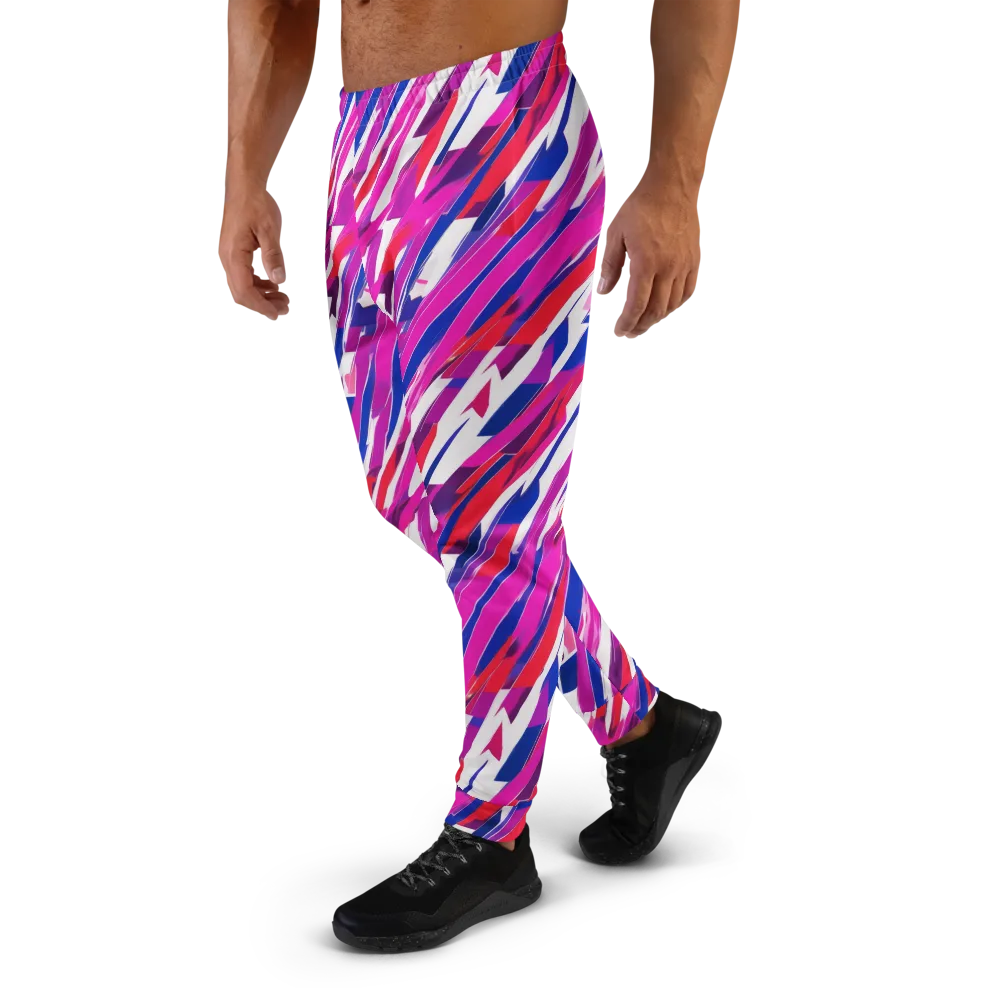 Prismatic Break on Men's Joggers — Left