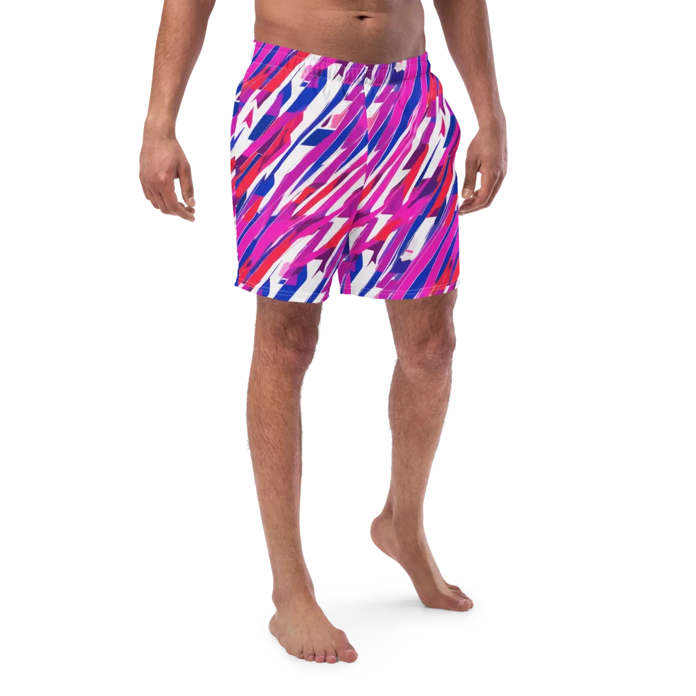 Prismatic Break on Swim Trunks — Front
