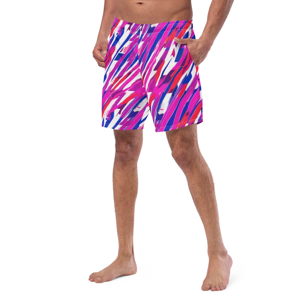 Prismatic Break on Swim Trunks — Left Front