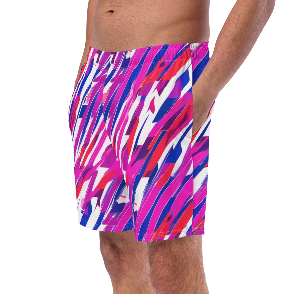 Prismatic Break on Swim Trunks — Left Front