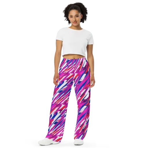 Prismatic Break on a Wide-Leg Pants