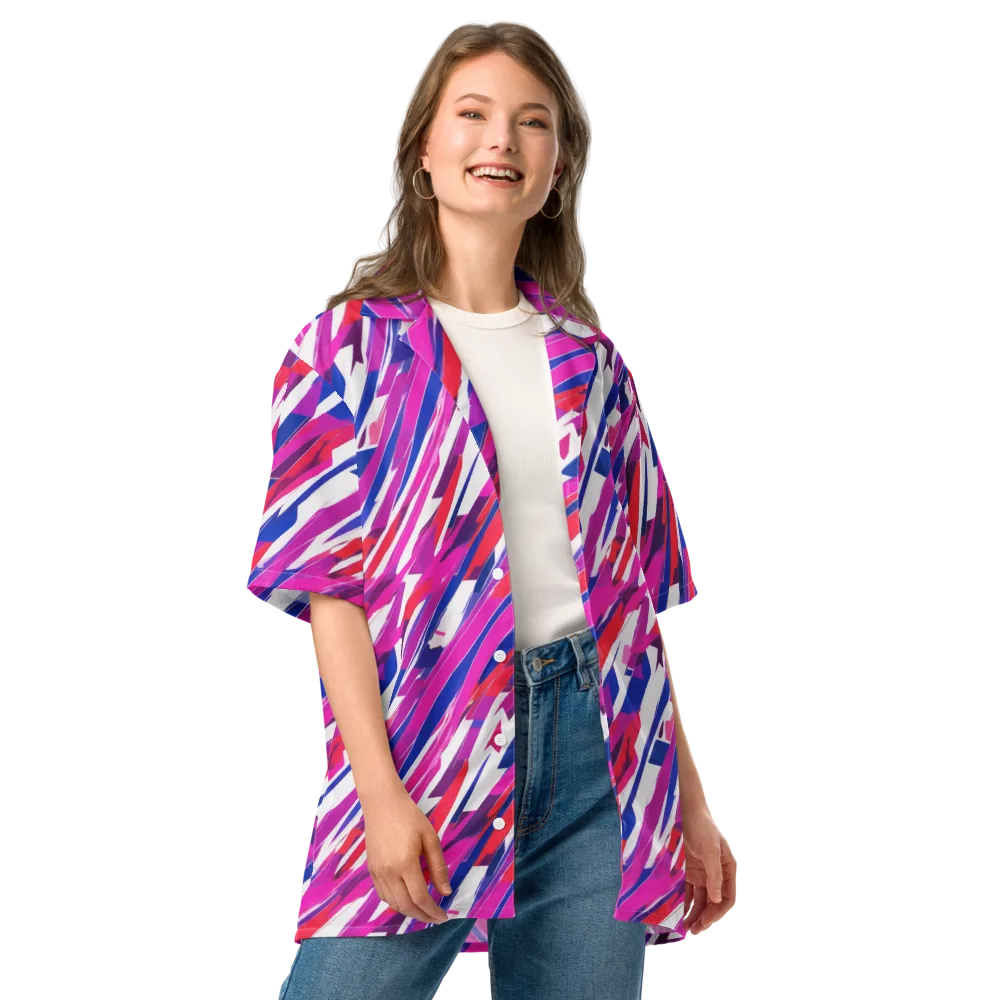 Prismatic Break on Button Shirt — Front
