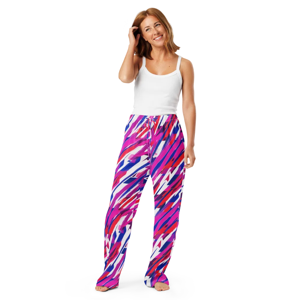 Prismatic Break on Women's Pajama Pants — Front