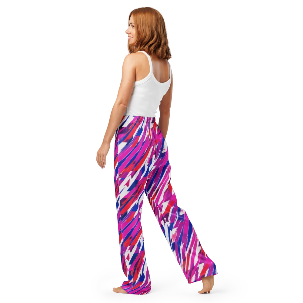 Prismatic Break on Women's Pajama Pants — Back